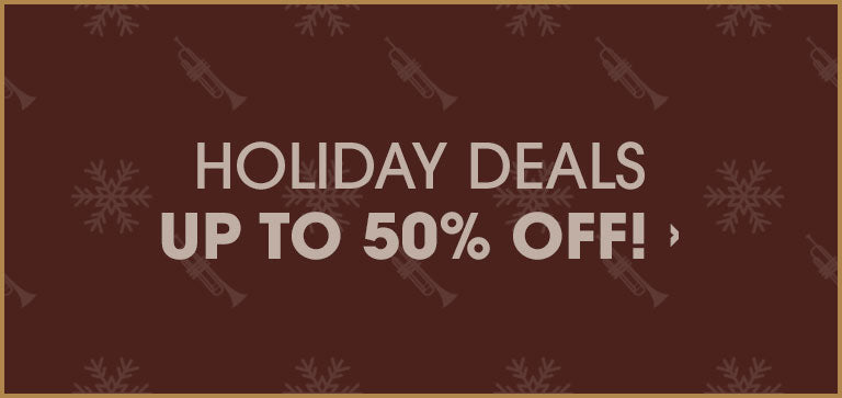 Holiday deals. Up to 50% off!