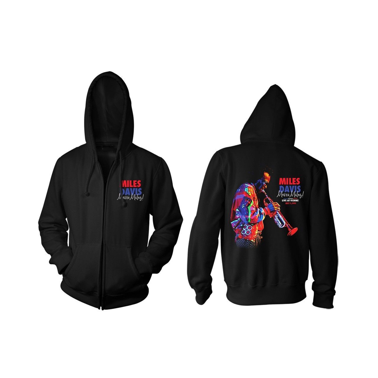 Miles Davis Merci Miles! Grooving Hoodie