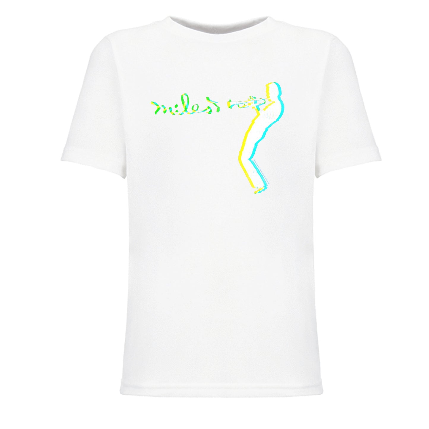 Youth Blue Green Silhouette Tee