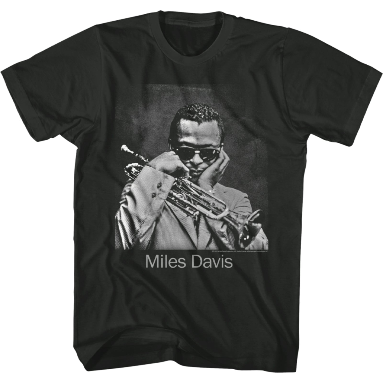 Miles Davis Tシャツ Lサイズ Miles Davis Trumpet Photo T-Shirt