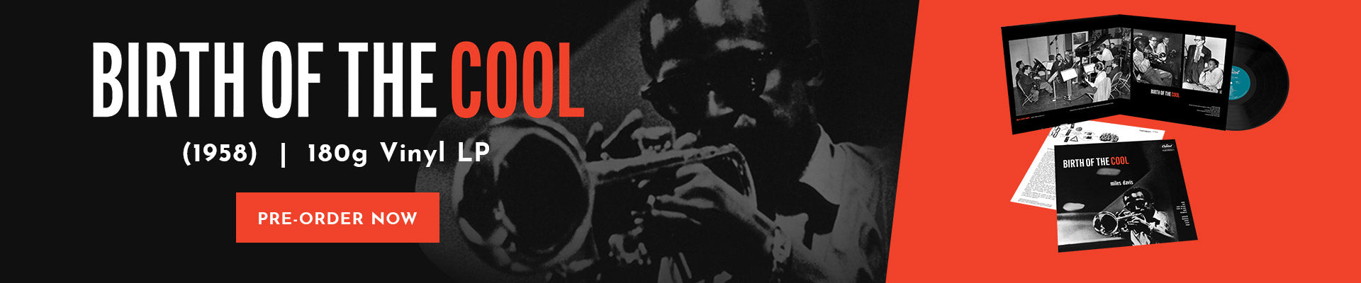 Birth Of The Cool (1958) | 180g Vinyl LP Pre-Order Now