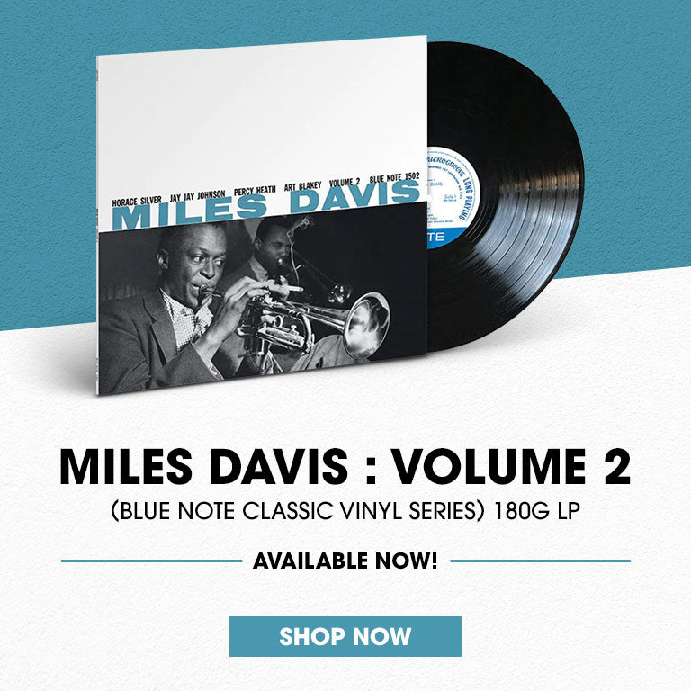 Miles Davis Volume 2, Blue Note classic vinyl series. 180 gram LP. Available now.