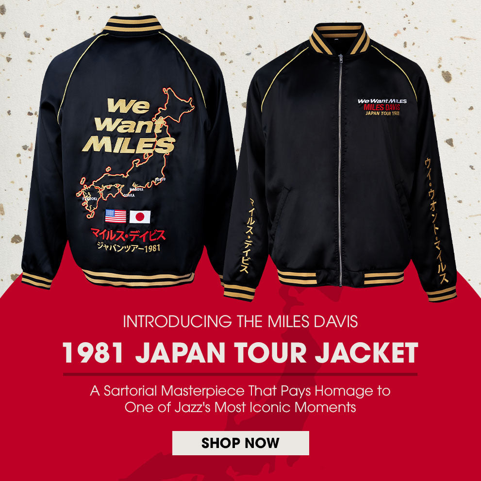 Introducing the Miles Davis 1981 Japan tour jacket. Shop now.