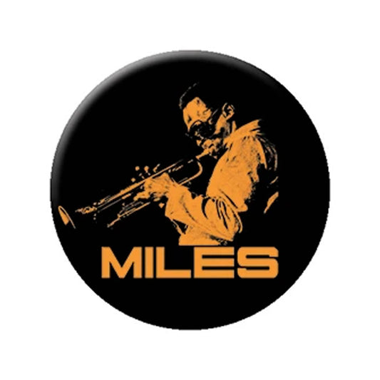 Miles Davis Trumpet 1.25" Button