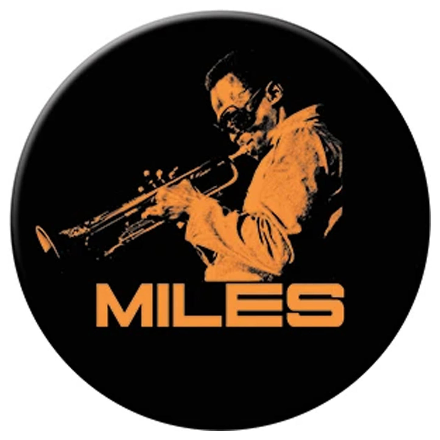 Miles Davis Orange Trumpet 3" Magnet