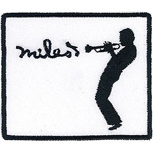 Miles Davis Silhouette 3"x2.6" Patch