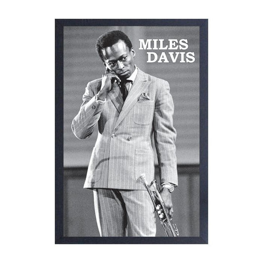 Miles Davis - Suit 11x17 Framed Print