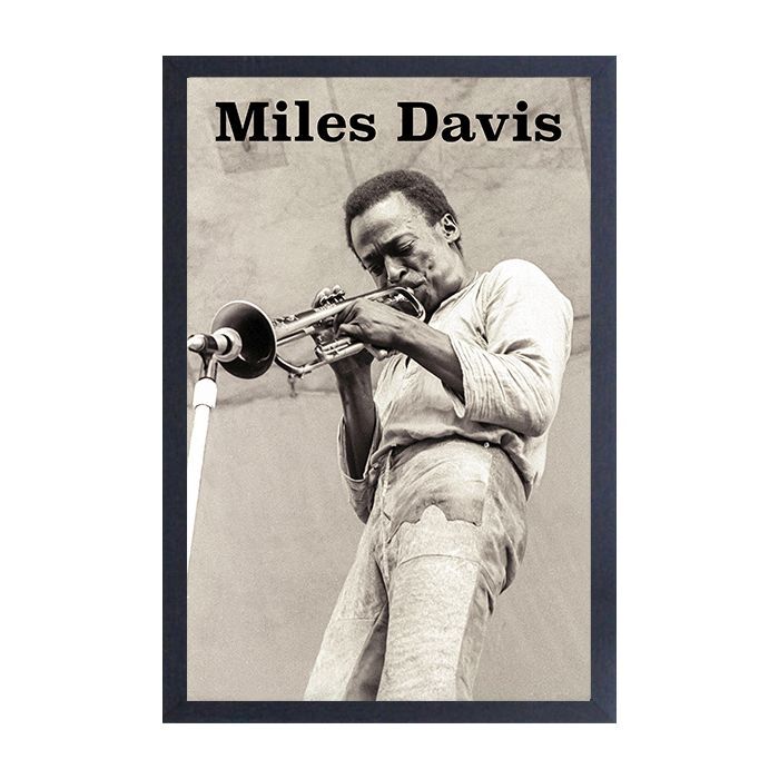 Miles Davis - Trumpet 11x17 Framed Print