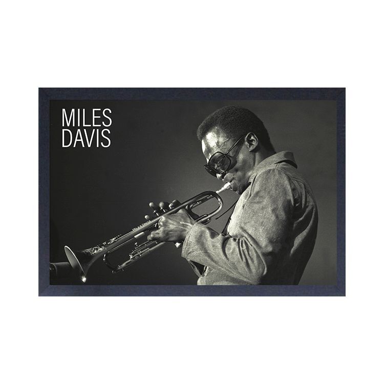 Miles Davis - B&W Live 11x17 Framed Print