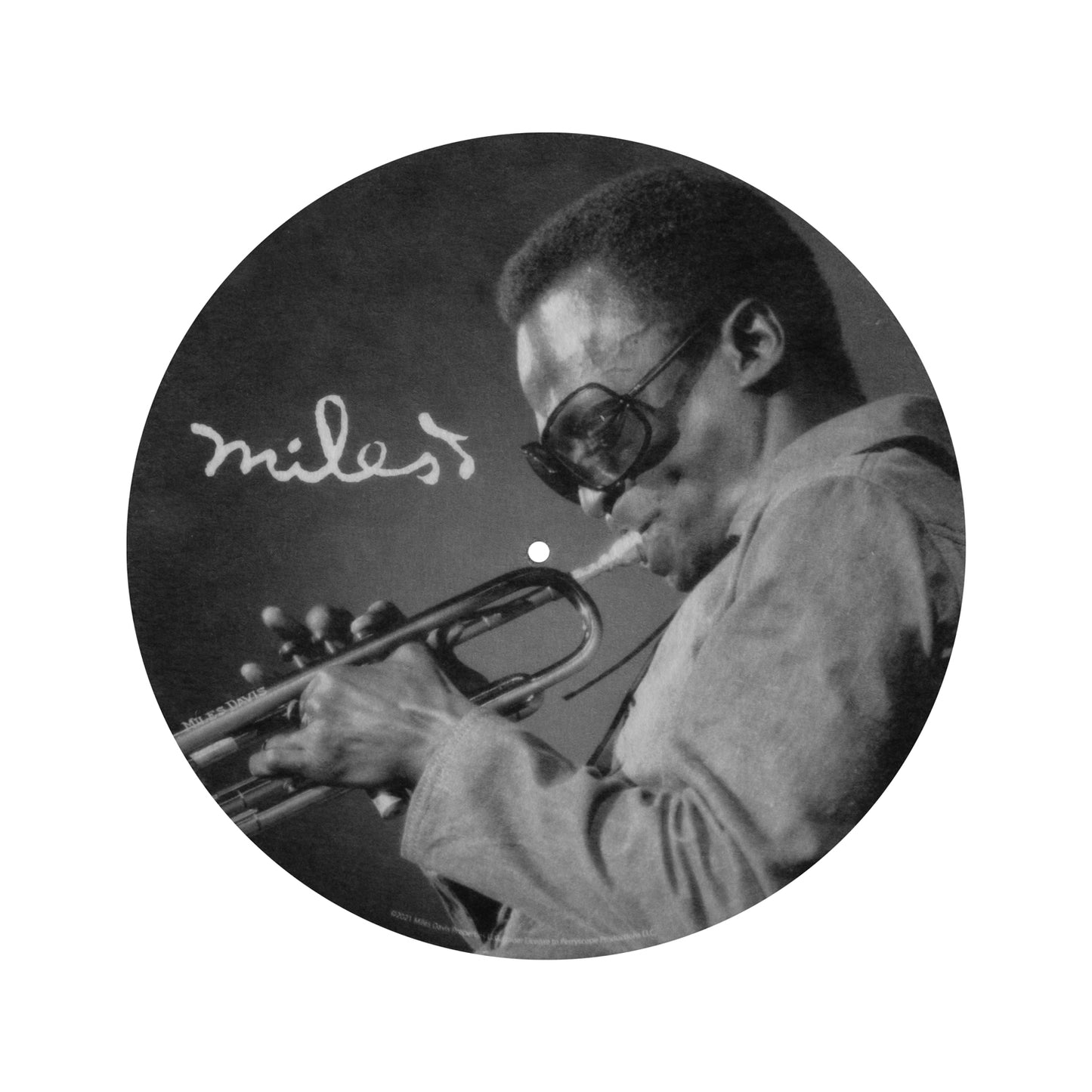 Miles Davis Trumpet Felt Slip Mat