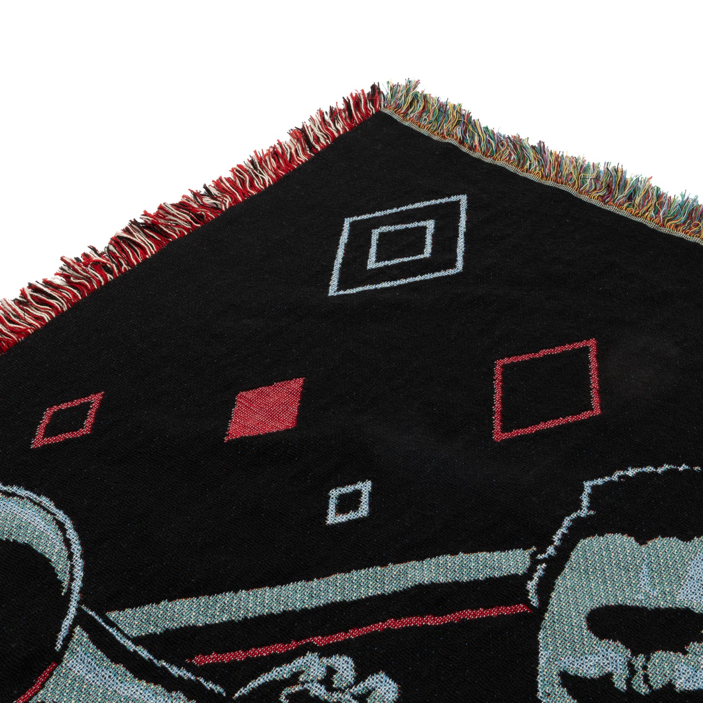 Miles Davis Black Throw Blanket