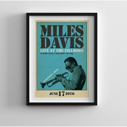 Miles Live at the Fillmore, Wednesday Night Print