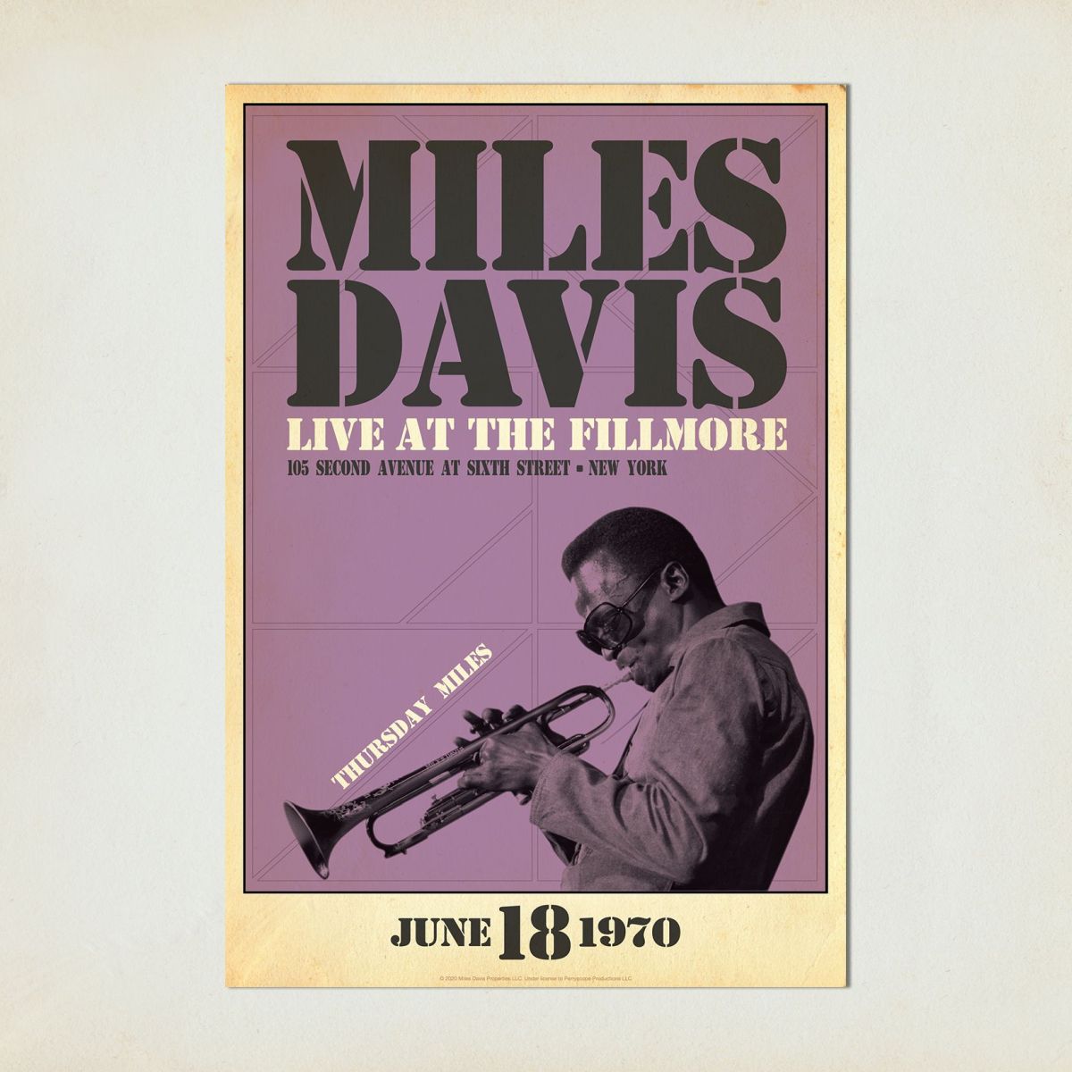 Miles Live at the Fillmore, Thursday Night Print