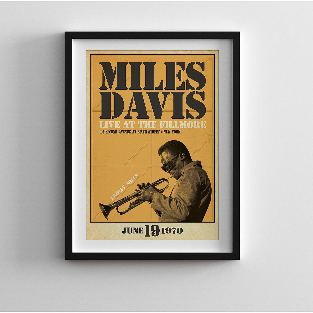 Miles Live at the Fillmore, Friday Night Print