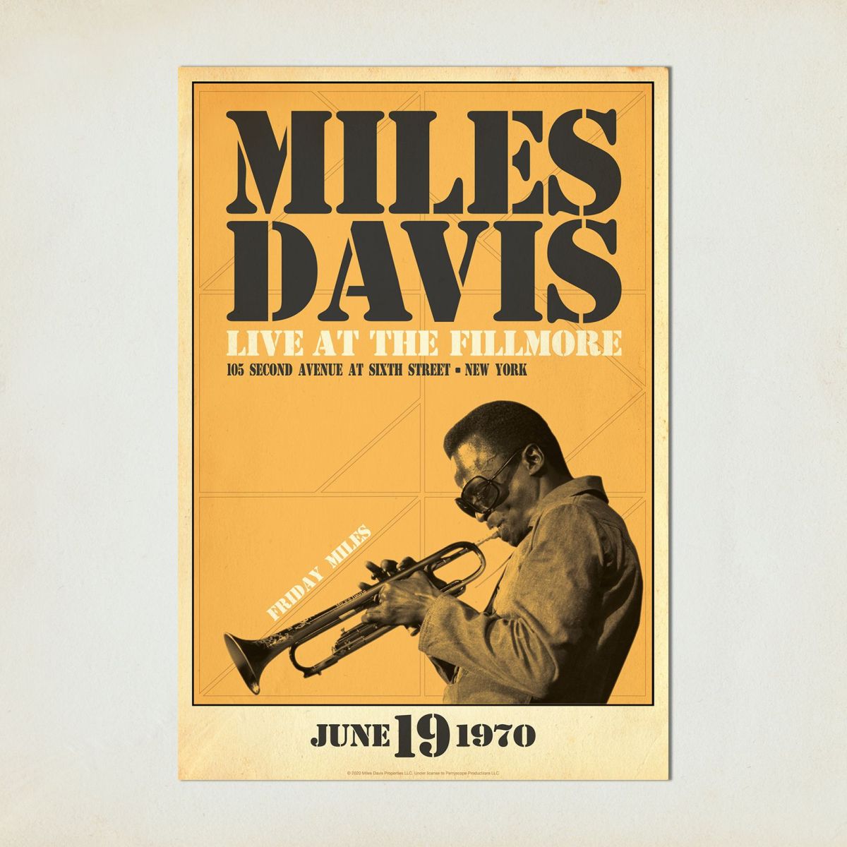 Miles Live at the Fillmore, Friday Night Print