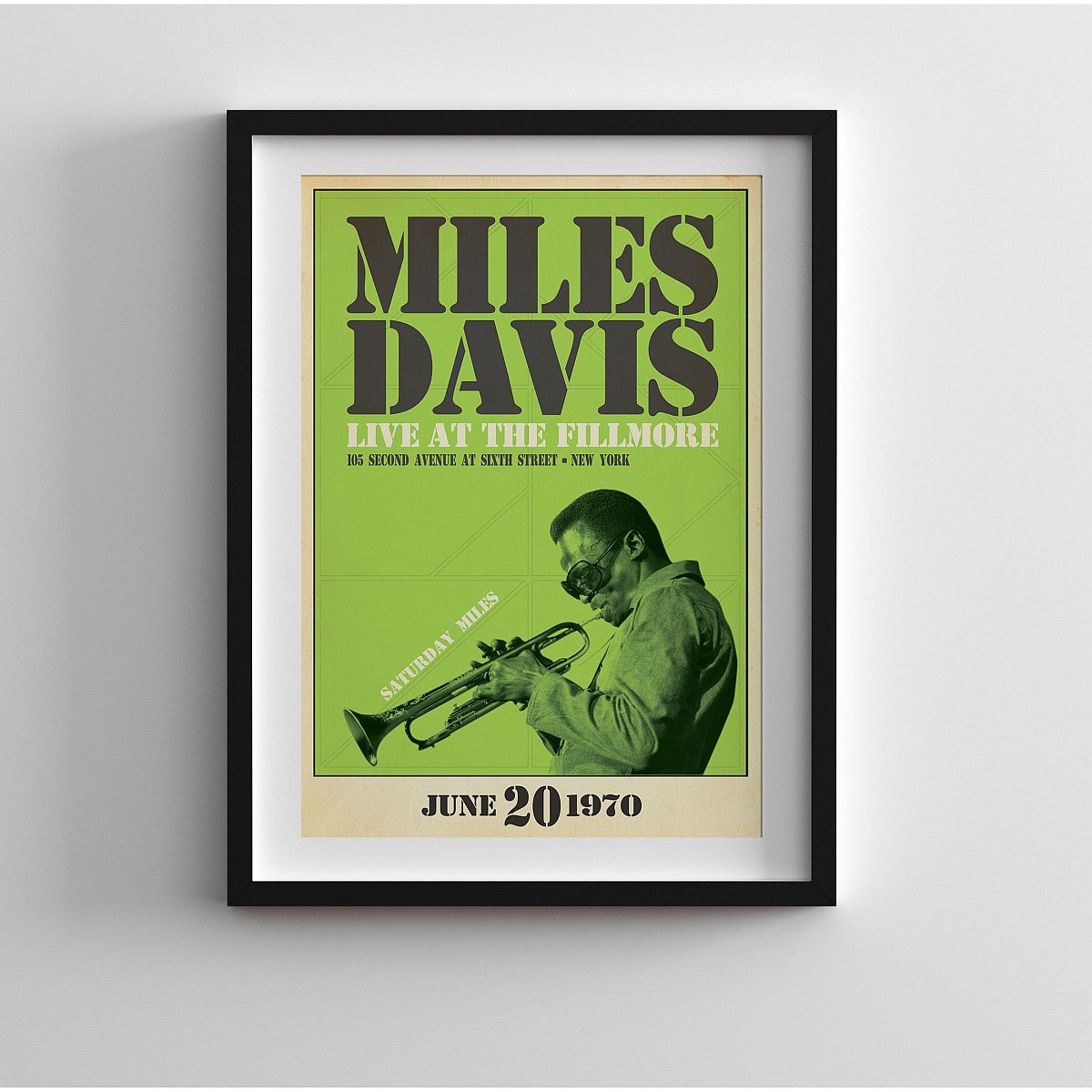 Miles Live at the Fillmore, Saturday Night Print