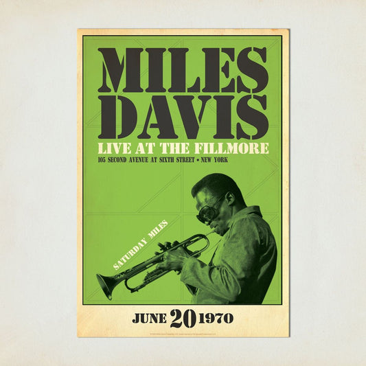 Miles Live at the Fillmore, Saturday Night Print