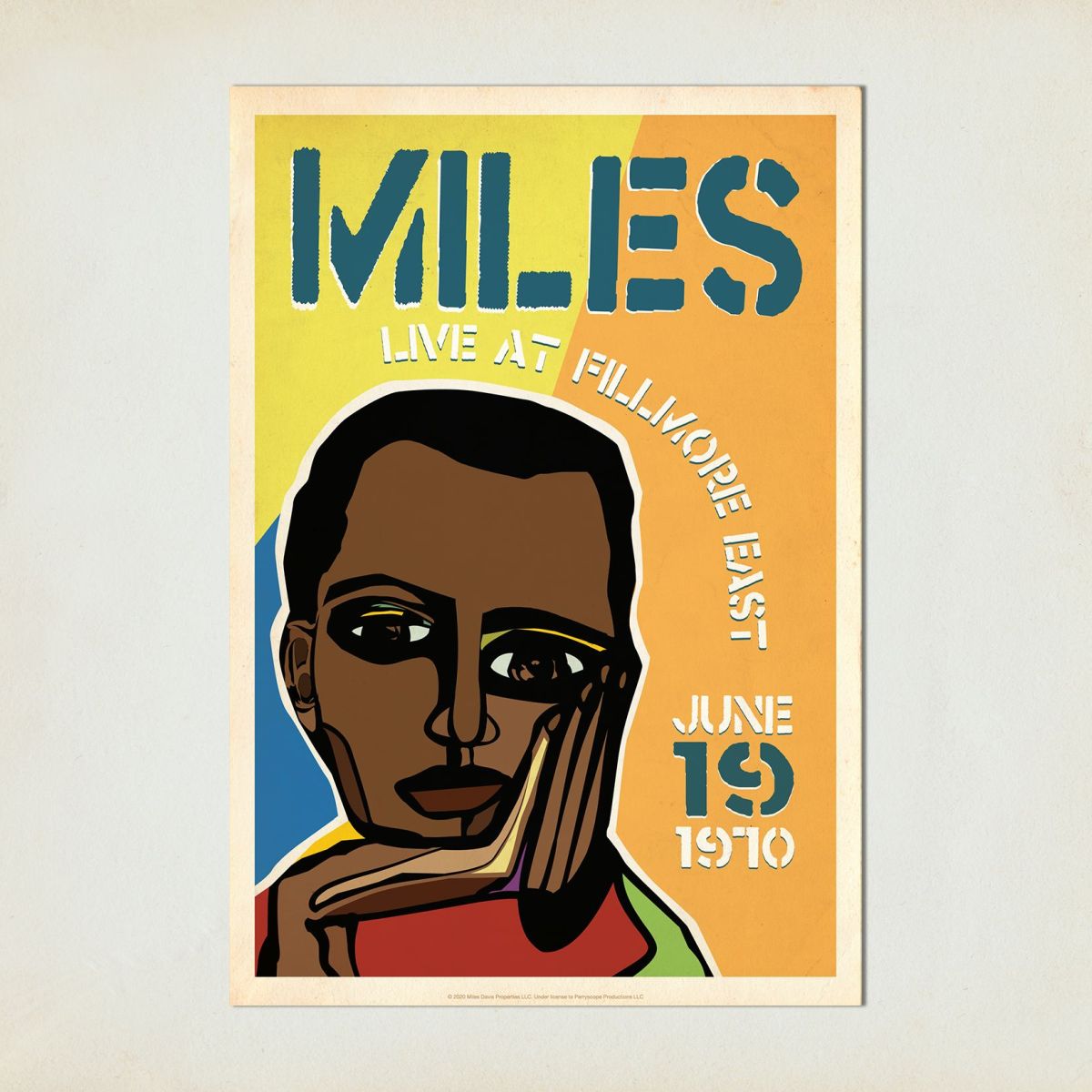 Miles Live at the Fillmore East, Cubism Concert Print