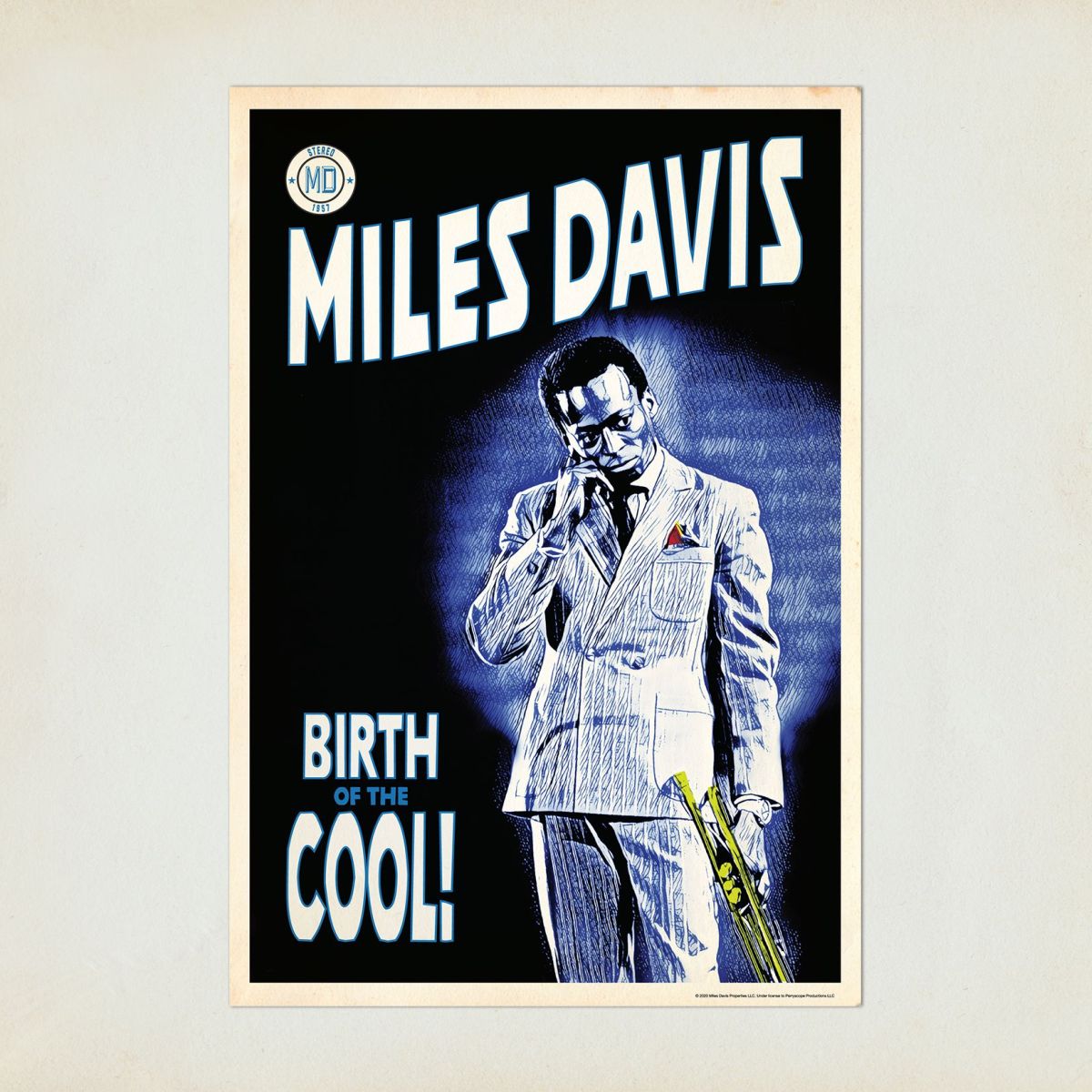 Miles Davis Birth of the Cool Graphic