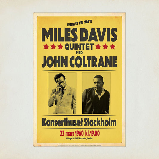 Miles Davis with John Coltrane in Stockholm