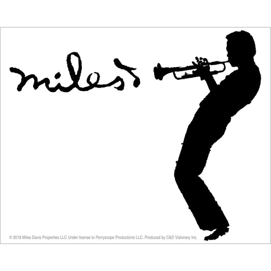 Miles Davis Logo 5"x4" Sticker