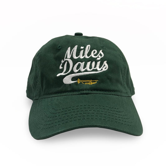 Miles Davis Trumpet Unstructured Hat - Green