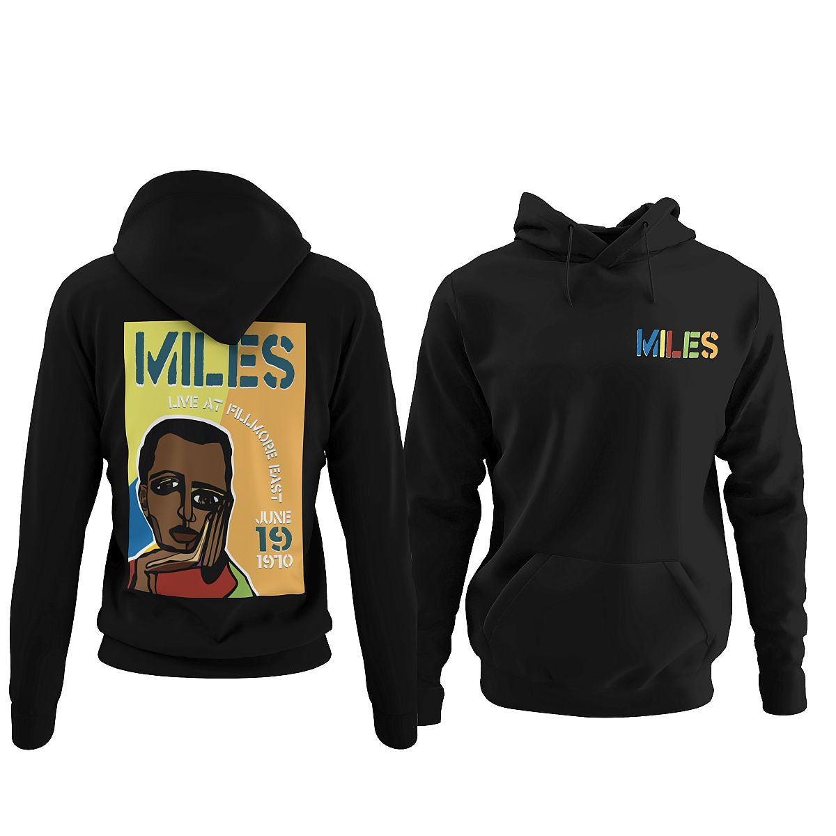 Miles Live at the Fillmore East 50th Anniversary Cubism Pullover Hoodie