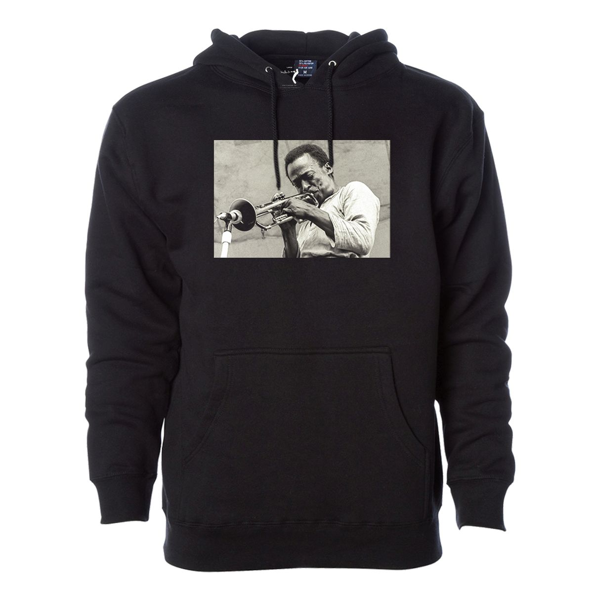 Miles Davis Central Park 1970 Black Pullover Hoodie