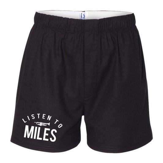 Listen To Miles Boxer Shorts