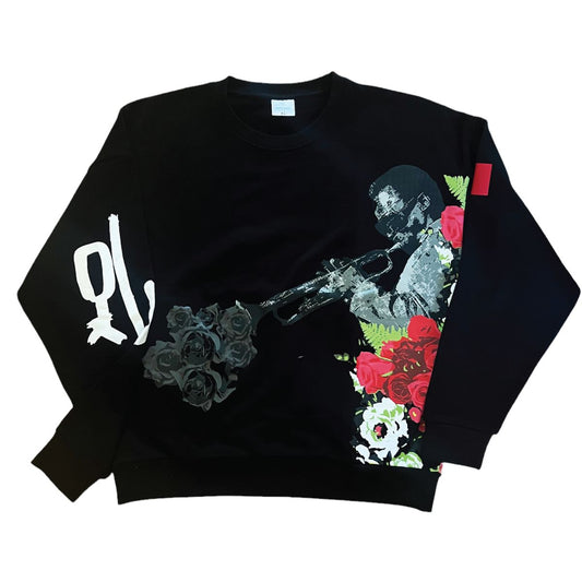 Flowers For Days -Crew Neck Sweat Shirt