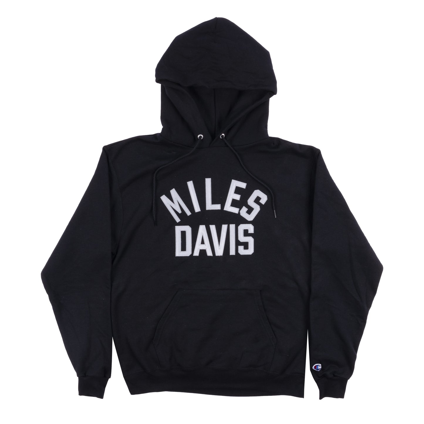 Miles Davis Embroidered Champion Hoodie Black