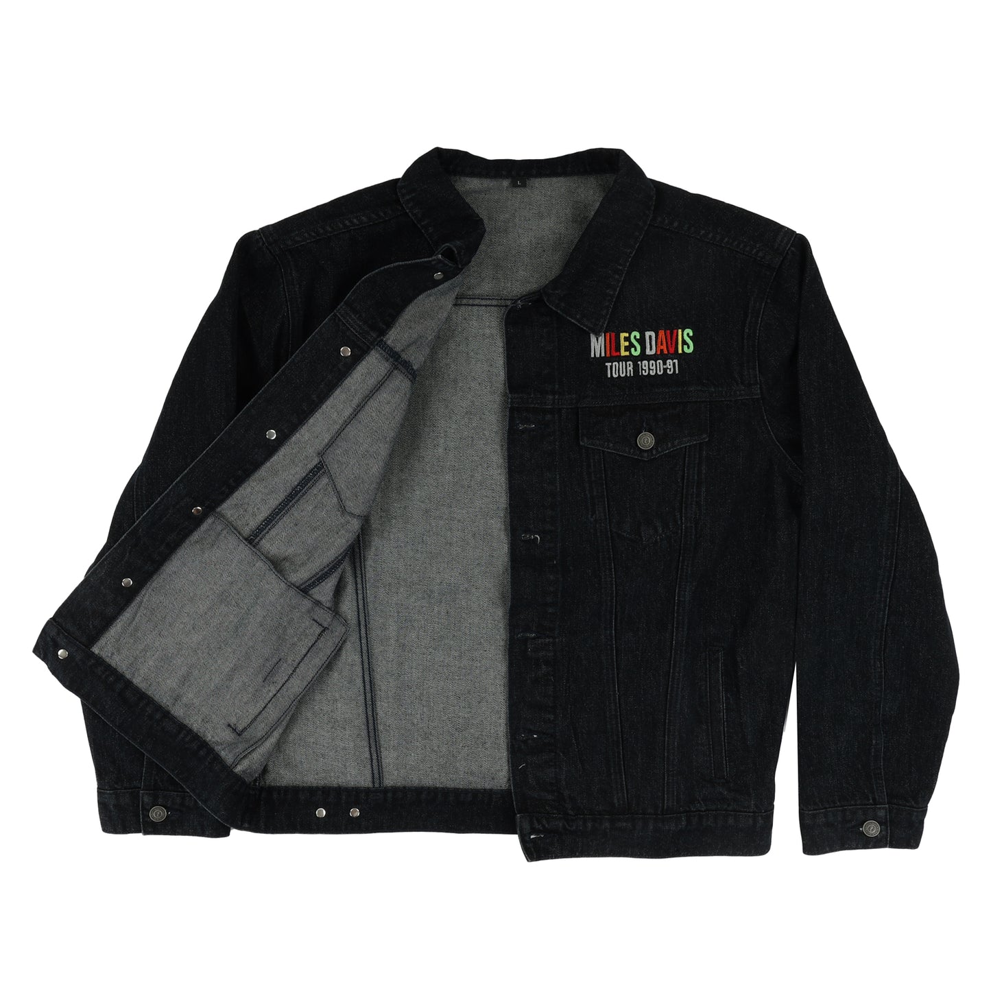 Miles Davis World Tour 1990 Denim Jacket