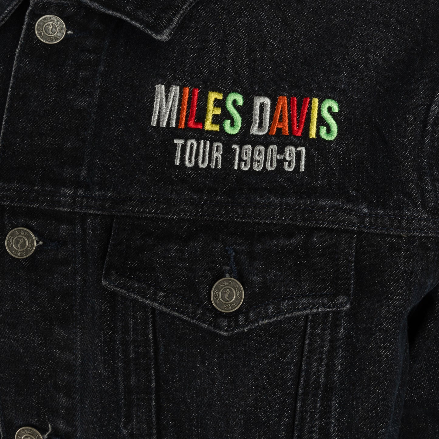 Miles Davis World Tour 1990 Denim Jacket