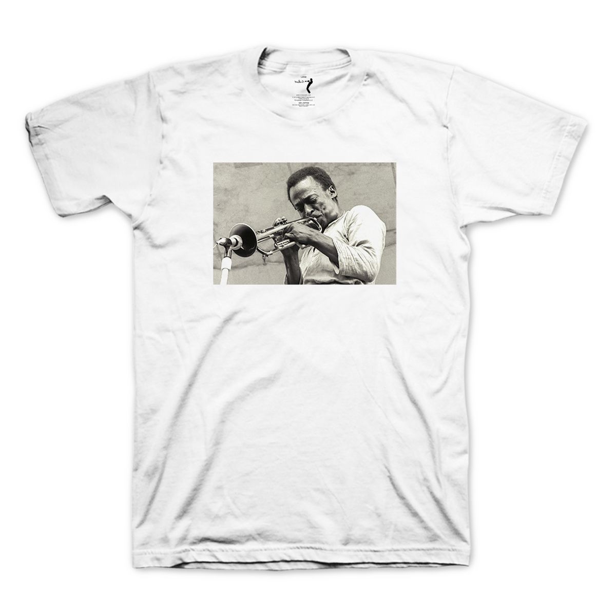 Miles Davis Central Park 1970 White T-shirt