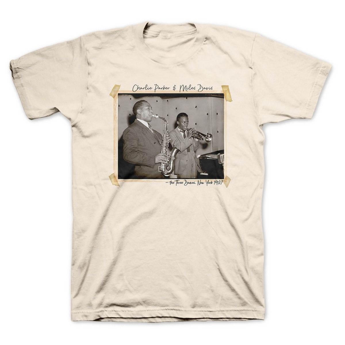 The Three Deuces 1947 Natural T-shirt