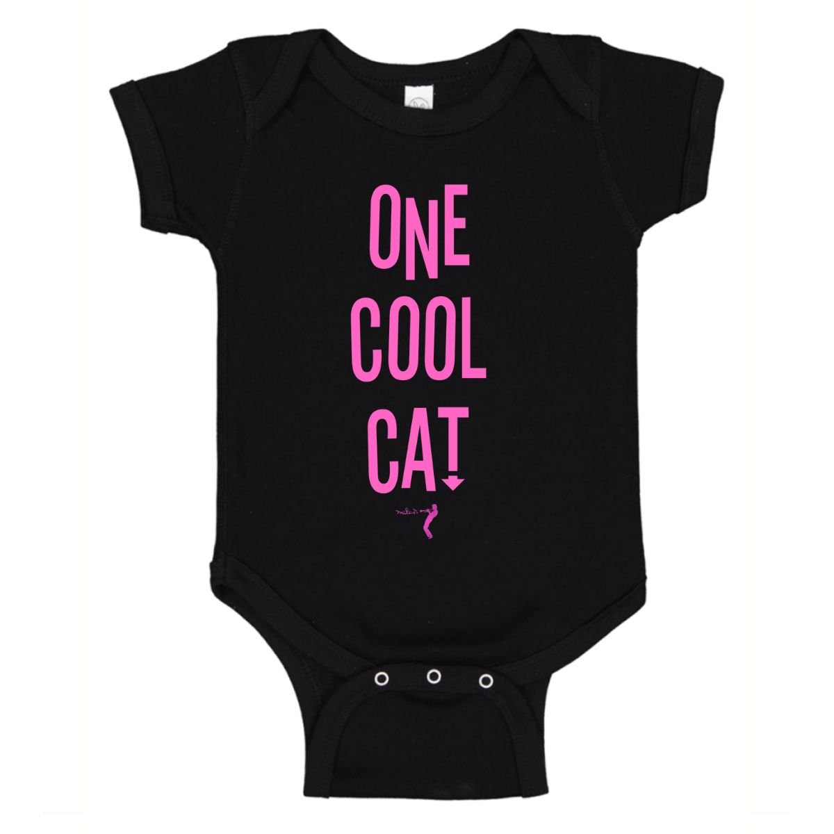 Pink One Cool Cat Onesie