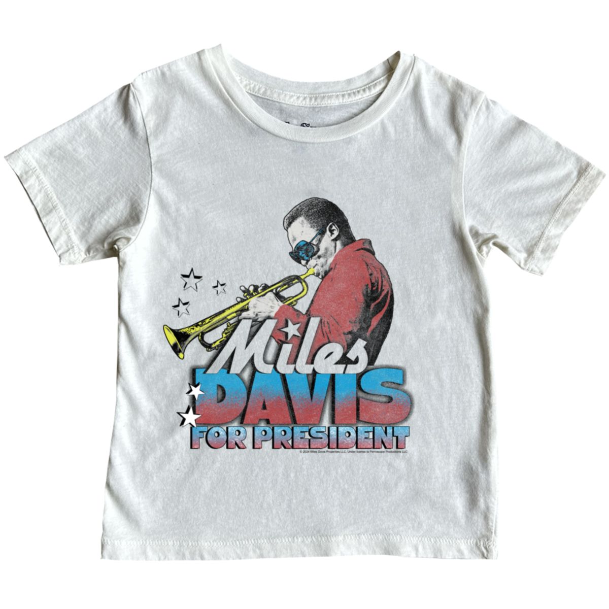 Miles Davis For President White Tee