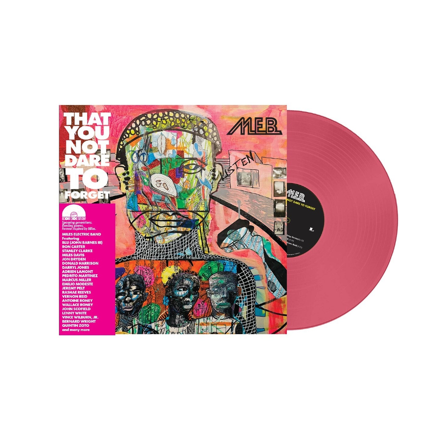 M.E.B.- That You Not Dare To Forget (12" Hot Pink Colored Vinyl) LP