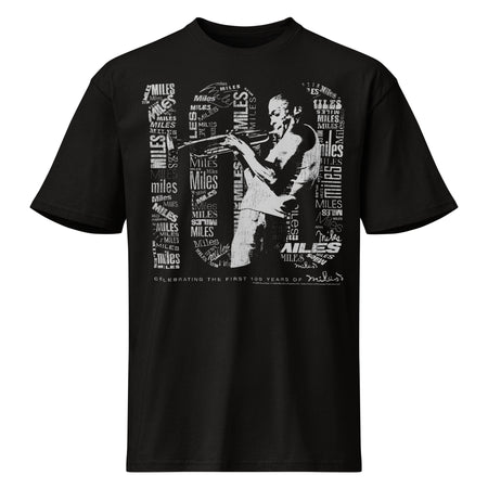 Miles Davis 100 Collage Logo T-Shirt