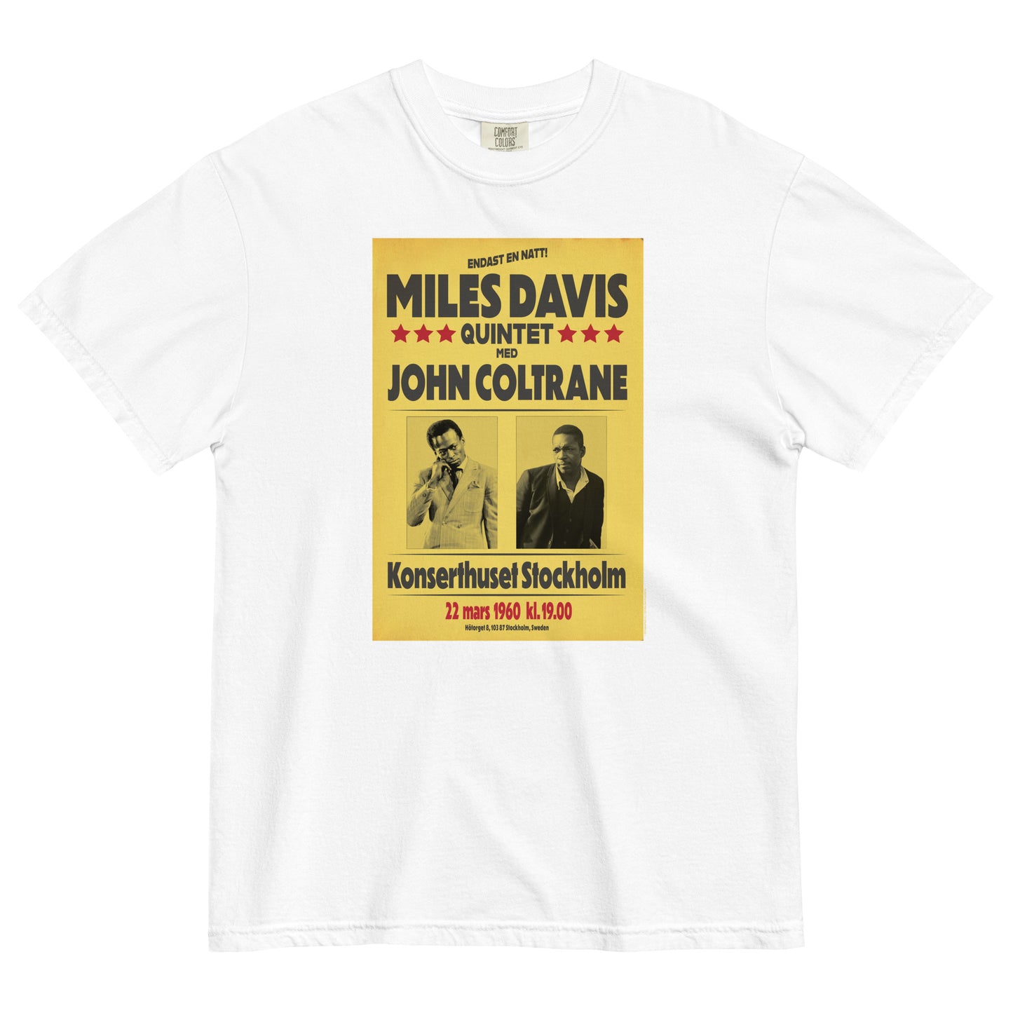 Miles Davis and John Coltrane Stockholm T-Shirt